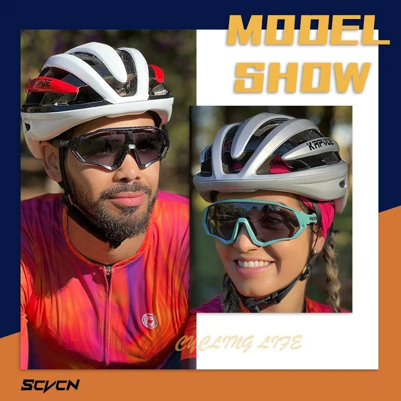 SCVCN Photochromic Cycling Sunglasses