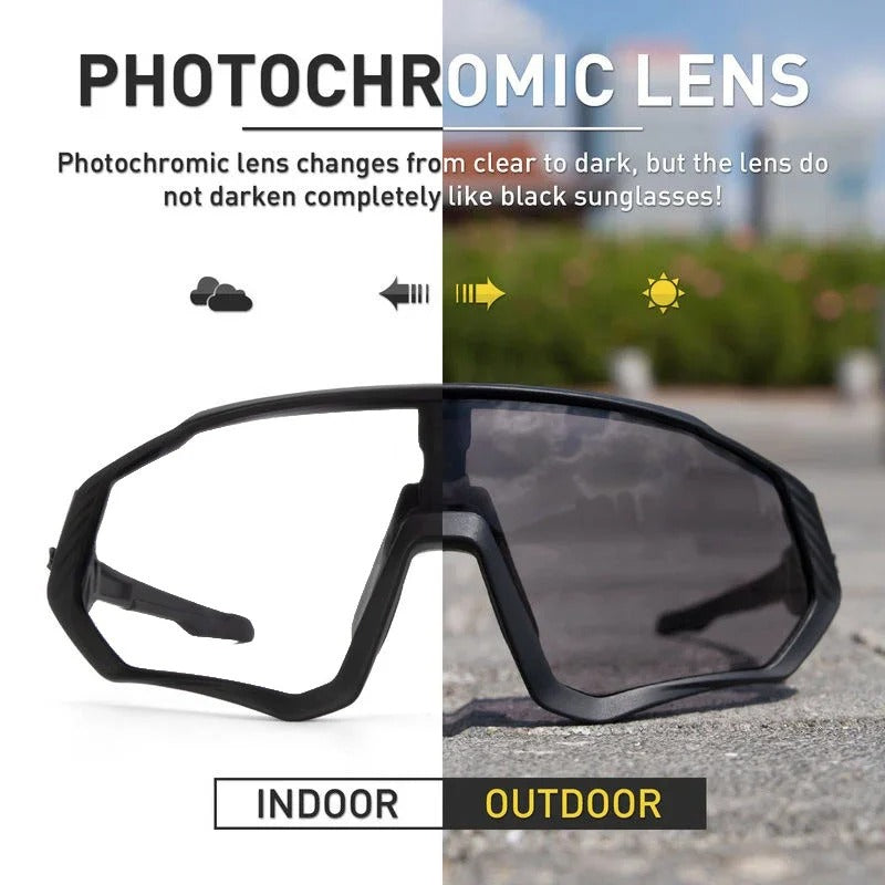 SCVCN Photochromic Cycling Sunglasses