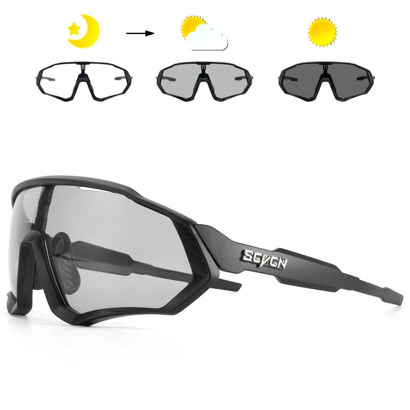 SCVCN Photochromic Cycling Sunglasses