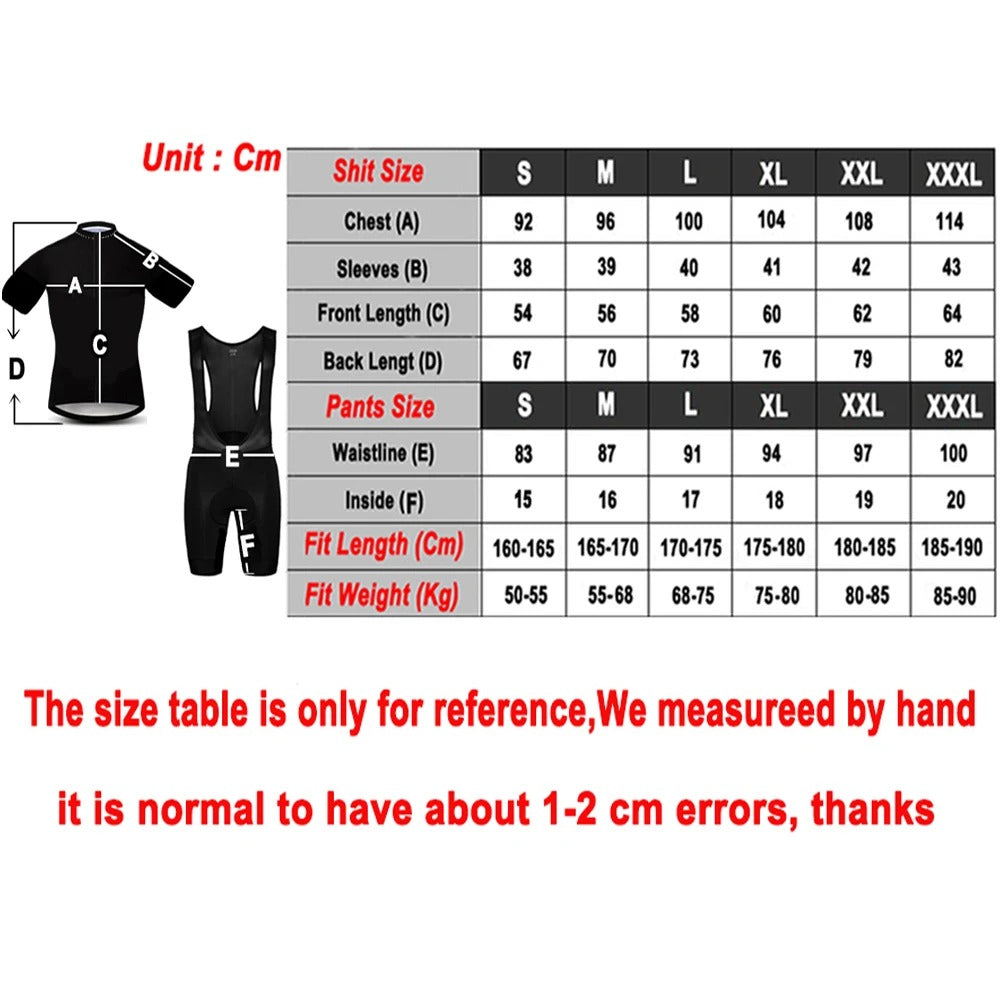 UAE Team 2025 Cycling Kit – Pro Jersey & Bib Shorts Set